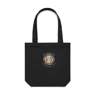 Kilcoy Wellbeing Expo Black Carrie Tote Bag Thumbnail